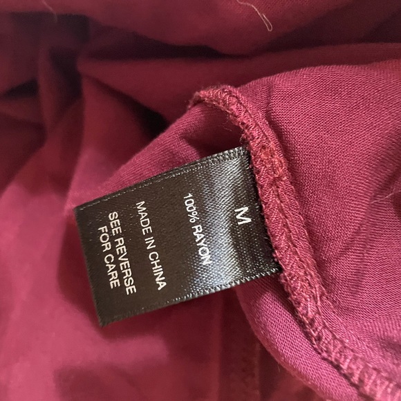 NWT Maroon Shirt Statement Back - Picture 10 of 11